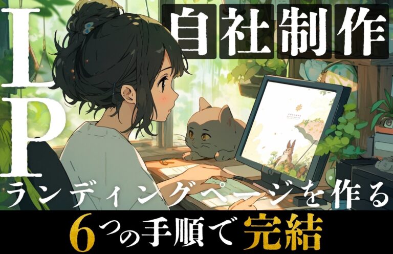 LP作成の方法は6つの手順で完結！ツールの使用や外注化もできる！
