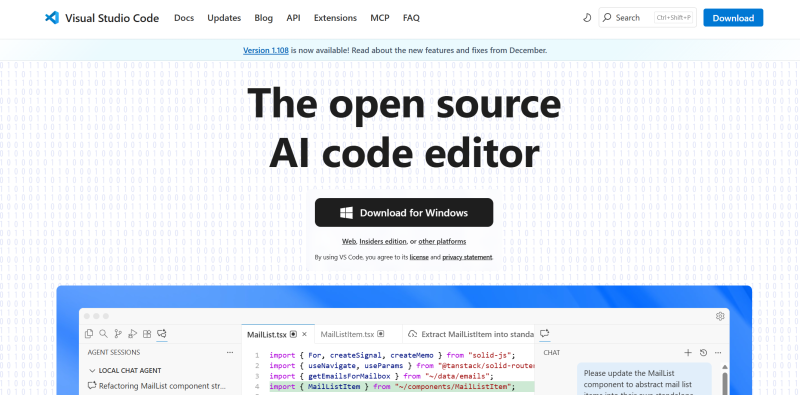 Visual Studio Code（ビジュアルスタジオコード）