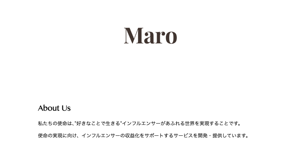 株式会社Maro