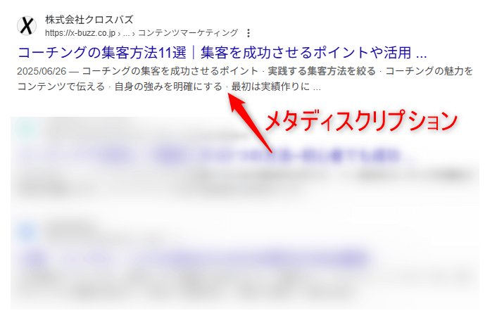 メタディスクリプション