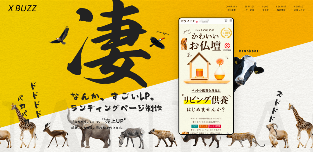 バズLPのファーストビュー