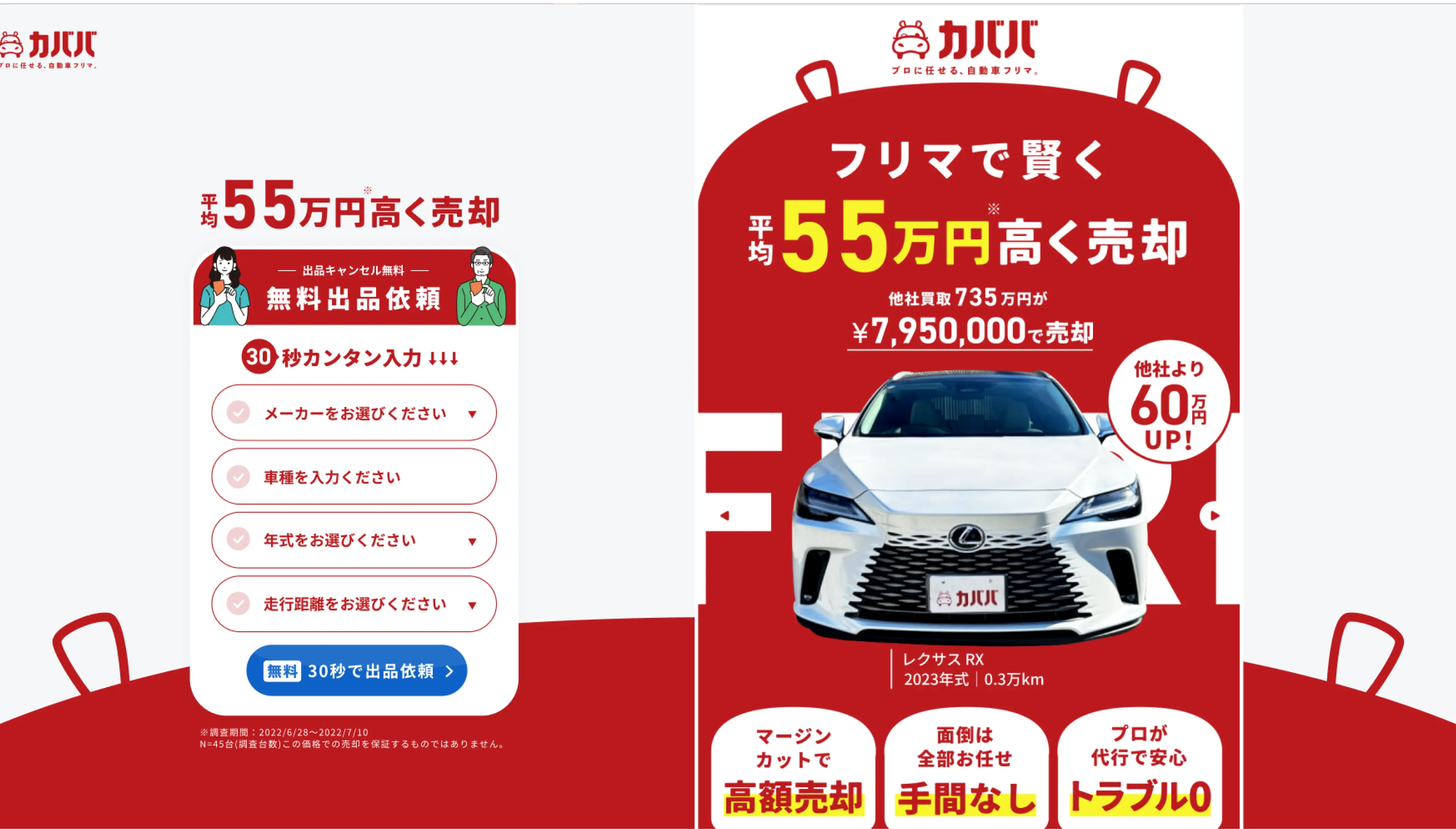 自動車フリマ「カババ」LP